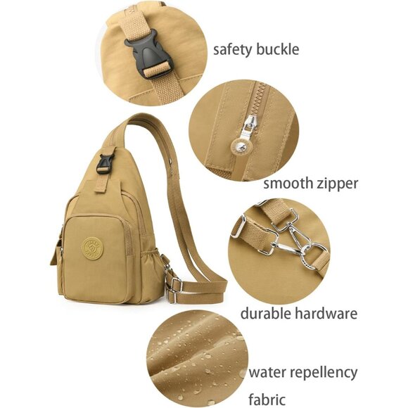 Black Convertible Small Backpack for Women, Anti-theft Daypack with 8 Pockets, W - Picture 5 of 6